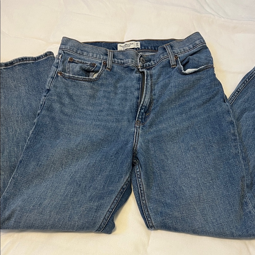 Abercrombie & Fitch Light Blue High Rise Jeans
